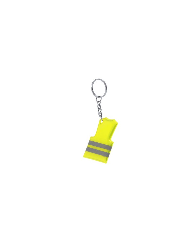 Porte-Clés Publicitaire Personnalisé Cebrom Matières : PVC Couleurs : jaune cadeau entreprise pas cher