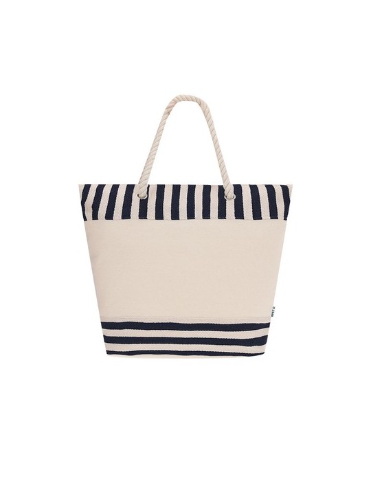 Sac Thermique Éco-responsable Sumpter Matières : aluminium Couleurs : bleu marine personnalisable avec votre logo
