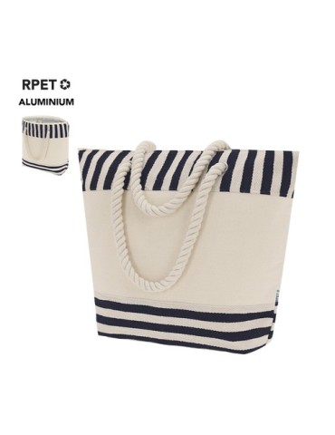 Sac Thermique Éco-responsable Sumpter Matières : aluminium Couleurs : bleu marine cadeau entreprise pas cher