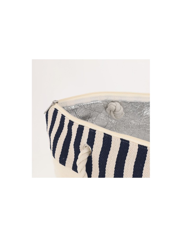 Sac Thermique Éco-responsable Sumpter Matières : aluminium Couleurs : bleu marine personnalisation rapide en France
