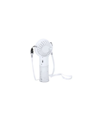 Ventilateur Vaporisateur Éco-responsable Personnalisé - Youri Couleurs : blanc goodies publicitaire événementiel