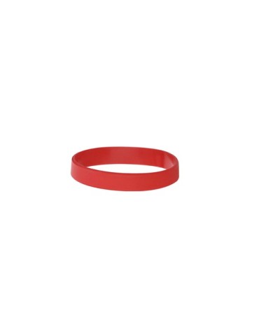 Bracelet Éco-responsable Personnalisé Flatten Matières : silicone Couleurs : orange cadeau entreprise pas cher