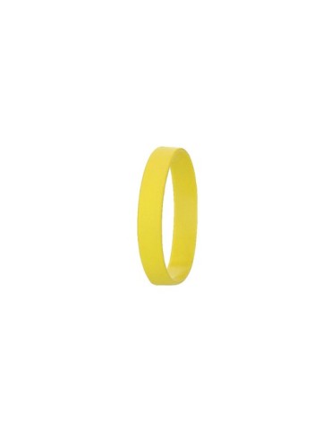 Bracelet Éco-responsable Personnalisé Flatten Matières : silicone Couleurs : orange cadeau client original