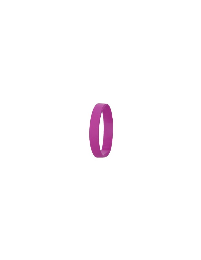Bracelet Éco-responsable Personnalisé Flatten Matières : silicone Couleurs : fuchsia marquage laser ultra précis