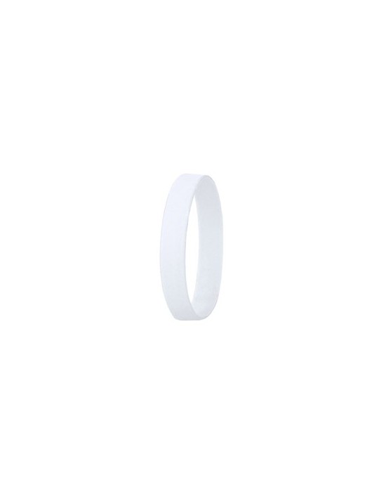 Bracelet Éco-responsable Personnalisé Flatten Matières : silicone Couleurs : rouge objet promotionnel éco-responsable