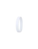 Bracelet Éco-responsable Personnalisé Flatten Matières : silicone Couleurs : bleu marquage laser ultra précis
