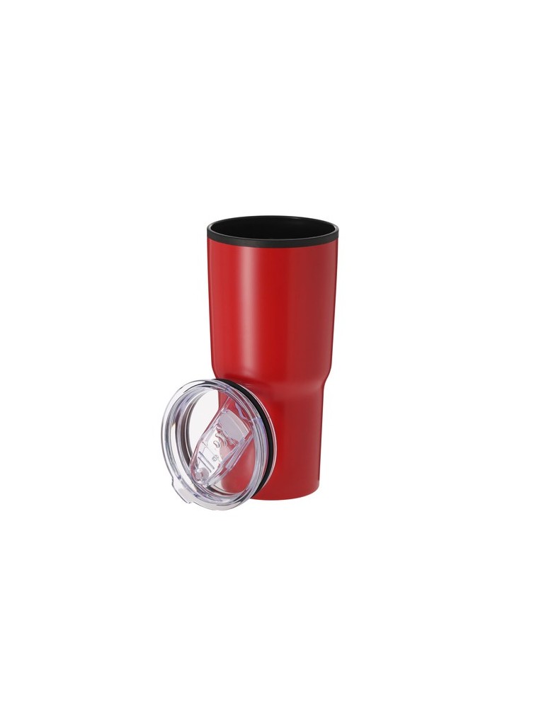 Verre Thermique Éco-responsable Nabry Matières : acier inoxydable Couleurs : bleu marine objet promo petit budget