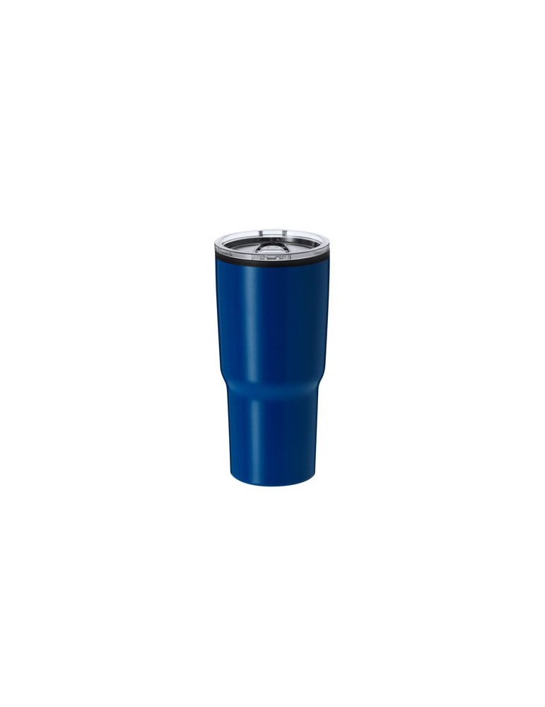 Verre Thermique Éco-responsable Nabry Matières : acier inoxydable Couleurs : bleu marine impression logo haute qualité