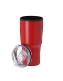 Verre Thermique Éco-responsable Nabry Matières : acier inoxydable Couleurs : rouge personnalisable avec votre logo