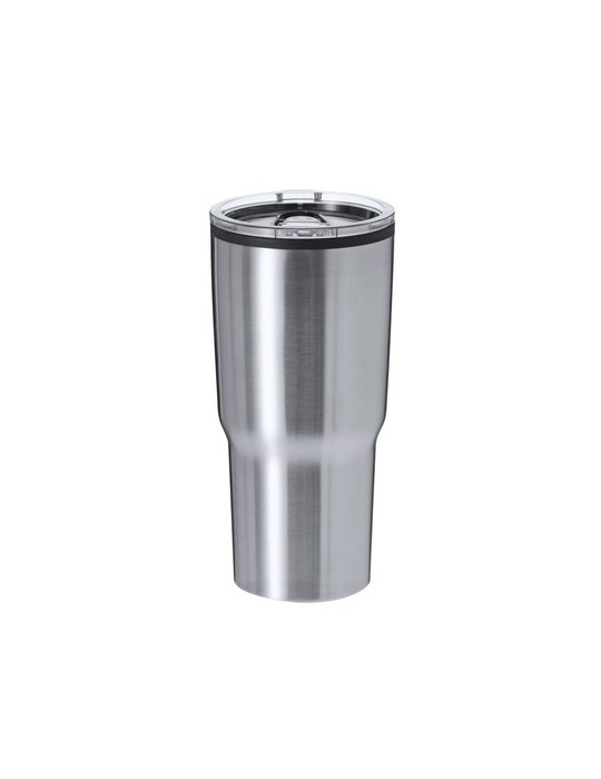 Verre Thermique Éco-responsable Nabry Matières : acier inoxydable Couleurs : argenté marquage laser ultra précis