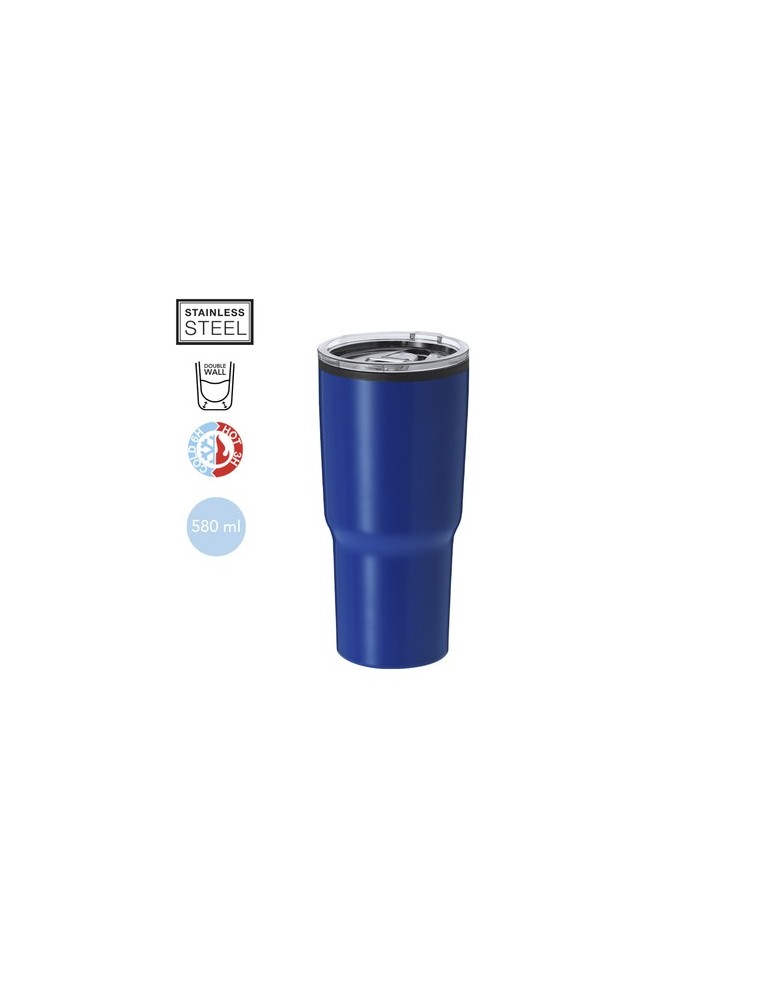 Verre Thermique Éco-responsable Nabry Matières : acier inoxydable Couleurs : argenté objet promotionnel éco-responsable