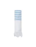 Paréo serviette publicitaire Tirling  Matières : coton recyclé Couleurs : bleu marine cadeau affaires élégant