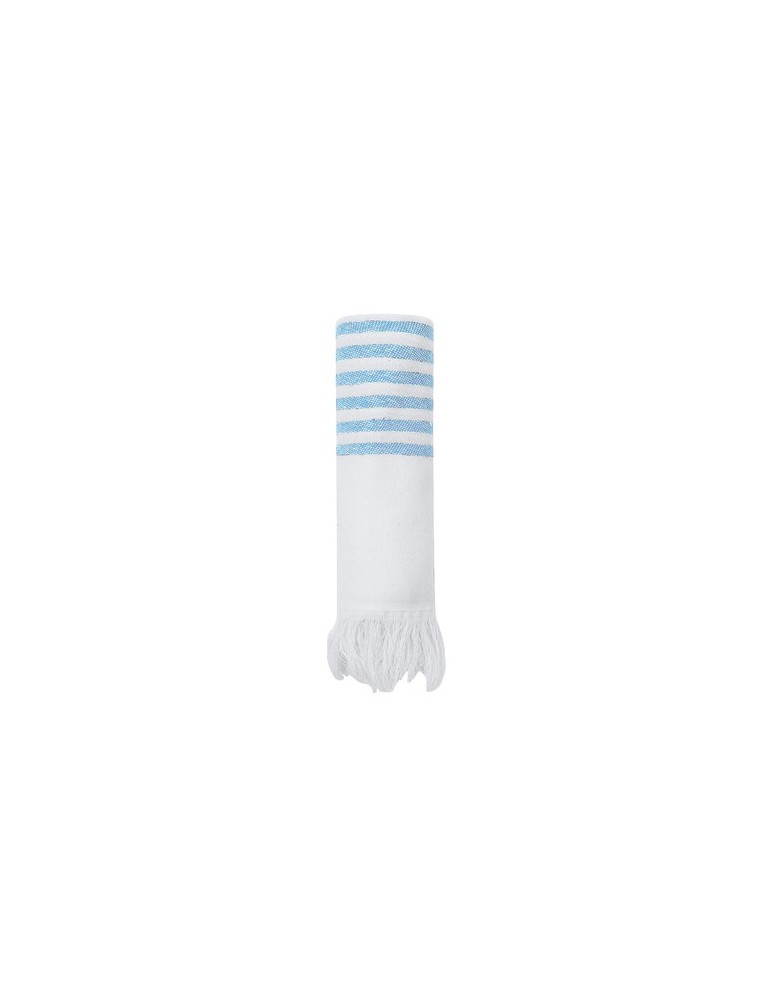 Paréo serviette publicitaire Tirling  Matières : coton recyclé Couleurs : rouge goodies personnalisé en stock