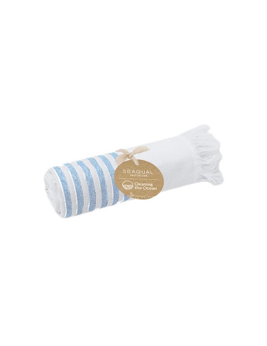 Paréo serviette publicitaire Tirling  Matières : coton recyclé Couleurs : gris personnalisable avec votre logo