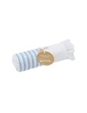 Paréo serviette publicitaire Tirling  Matières : coton recyclé Couleurs : gris personnalisable avec votre logo