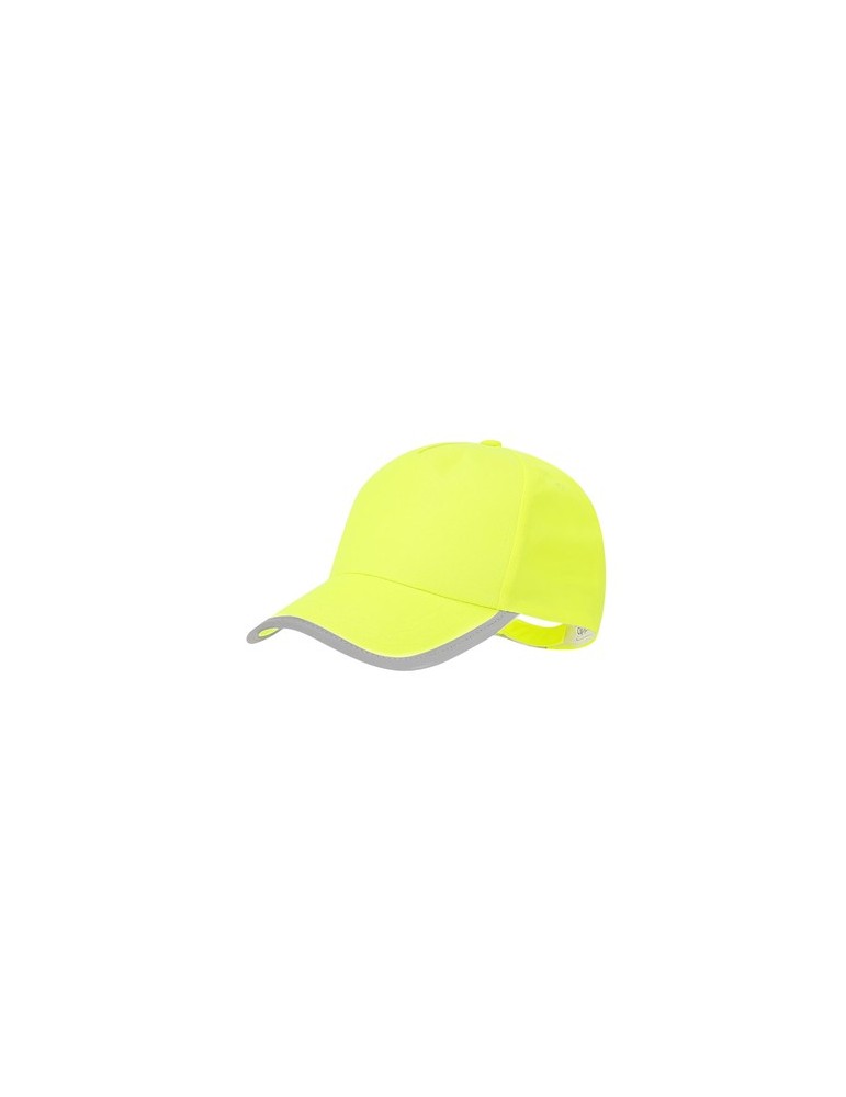 Casquette publicitaire enfant été Sommer Matières : polyester Couleurs : jaune fluo