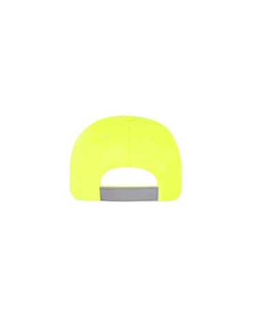 Casquette publicitaire enfant été Sommer Matières : polyester Couleurs : jaune fluo cadeau entreprise pas cher