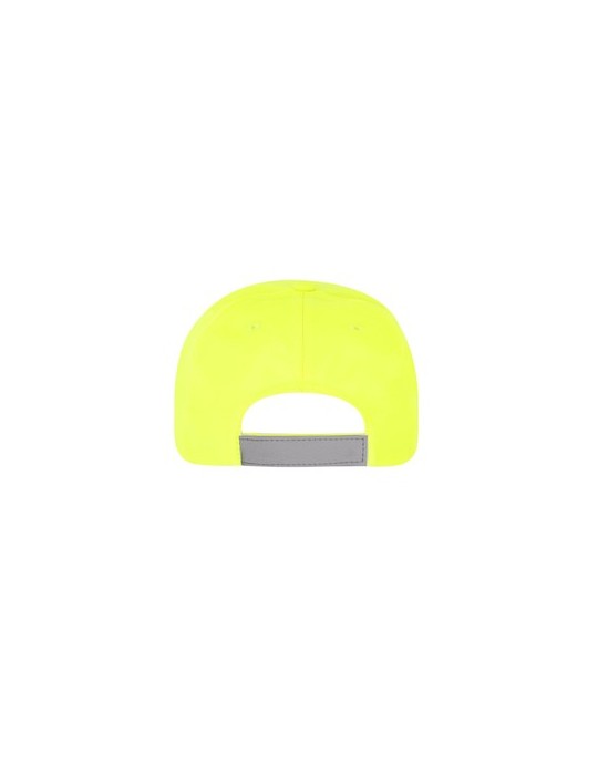 Casquette publicitaire enfant été Sommer Matières : polyester Couleurs : jaune fluo cadeau entreprise pas cher