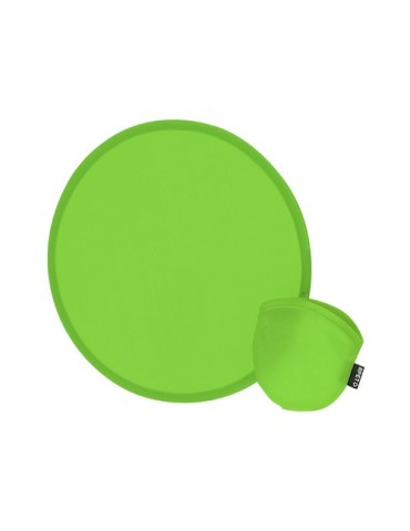 Frisbee Publicitaire Éco-responsable Lainer Couleurs : vert Matières : polyester recyclé marquage laser ultra précis