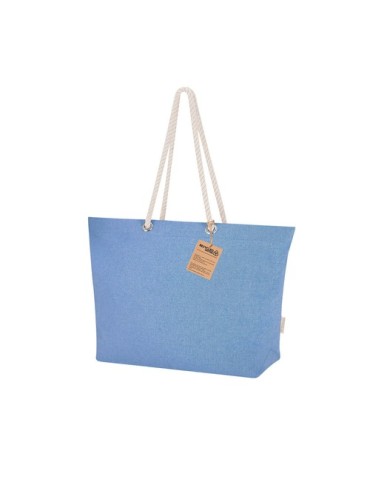 Sac Publicitaire Éco-responsable Coulan Matières : coton recyclé Couleurs : bleu goodies entreprise design