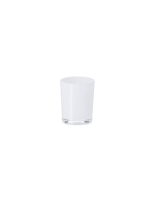 Bougie Éco-responsable Aromatique Vilbur Matières : verre Couleurs : blanc