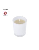 Bougie Éco-responsable Aromatique Vilbur Matières : verre Couleurs : blanc goodies publicitaire événementiel
