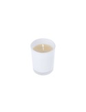 Bougie Éco-responsable Aromatique Vilbur Matières : verre Couleurs : blanc marquage laser ultra précis