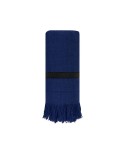 Serviette publicitaire  Brisly Matières : coton Couleurs : bleu marine impression logo haute qualité