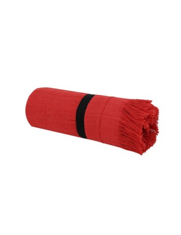Serviette publicitaire  Brisly Matières : coton Couleurs : rouge personnalisation rapide en France