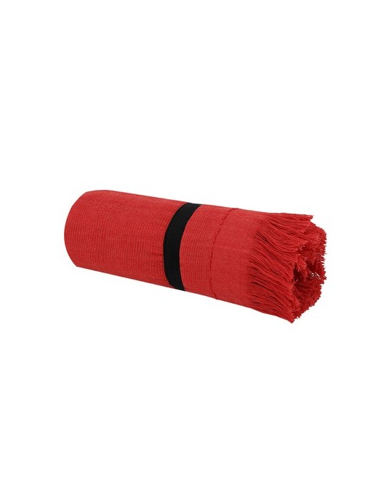 Serviette publicitaire  Brisly Matières : coton Couleurs : rouge personnalisation rapide en France