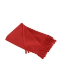Serviette publicitaire  Brisly Matières : coton Couleurs : rouge personnalisation sur mesure