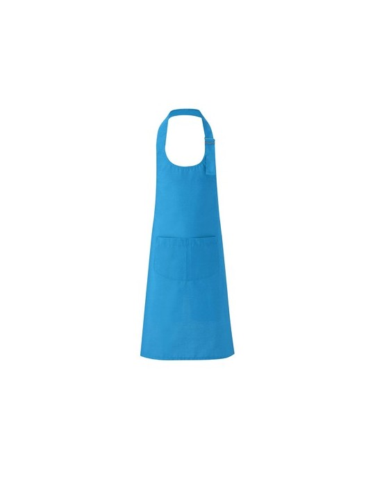 Tablier publicitaire personnalisé Jeizon Matières : coton Couleurs : bleu clair objet publicitaire robuste