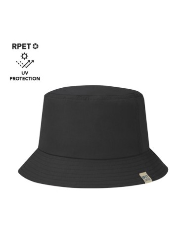 Bonnet personnalisé  Zalay Couleurs : bleu Matières : polyester recyclé marquage laser ultra précis