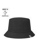 Bonnet personnalisé  Zalay Couleurs : noir Matières : polyester recyclé cadeau collaborateur premium