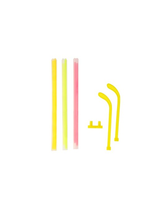 Lunettes publicitaires lumineuses Tobeck Couleurs : vert fluo goodies entreprise design