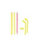 Lunettes publicitaires lumineuses Tobeck Couleurs : vert fluo goodies entreprise design