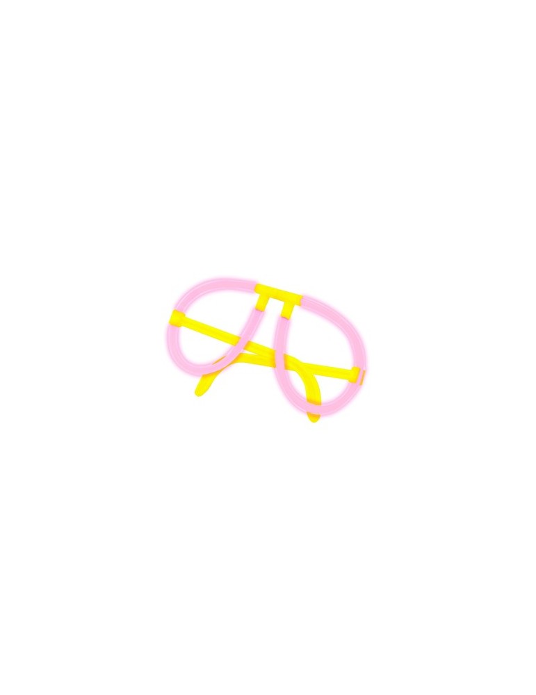 Lunettes publicitaires lumineuses Tobeck Couleurs : fuchsia fluo personnalisable avec votre logo