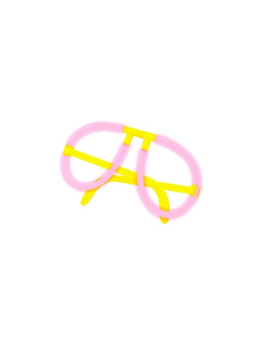 Lunettes publicitaires lumineuses Tobeck Couleurs : fuchsia fluo personnalisable avec votre logo