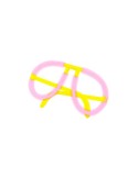 Lunettes publicitaires lumineuses Tobeck Couleurs : fuchsia fluo personnalisable avec votre logo