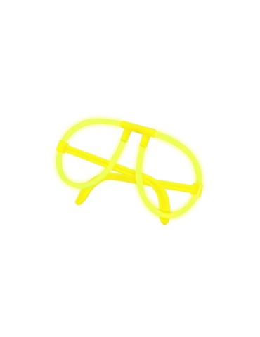 Lunettes publicitaires lumineuses Tobeck Couleurs : jaune fluo cadeau entreprise pas cher
