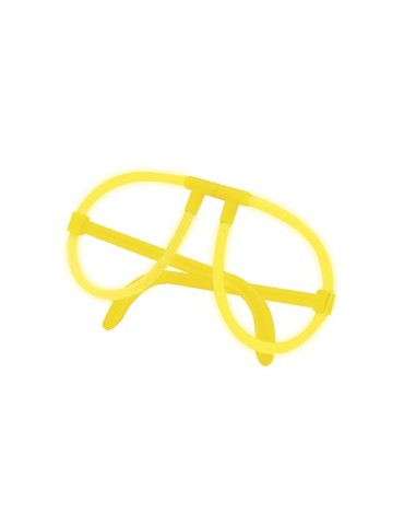 Lunettes publicitaires lumineuses Tobeck Couleurs : jaune fluo marquage laser ultra précis