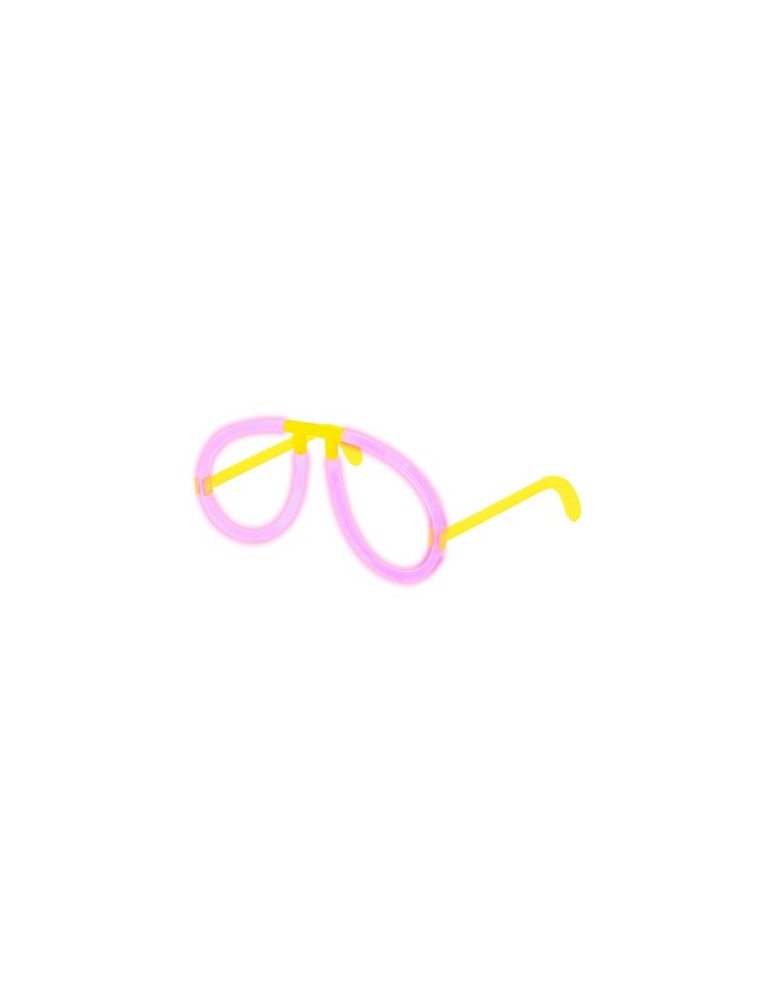 Lunettes publicitaires lumineuses Tobeck Couleurs : jaune fluo livraison express 24h 48h