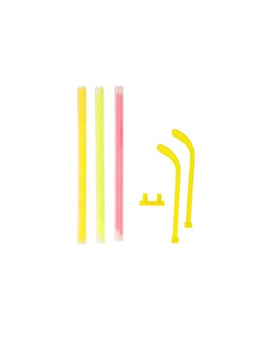Lunettes publicitaires lumineuses Tobeck Couleurs : jaune fluo personnalisation rapide en France
