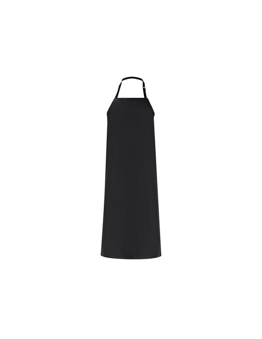 Tablier publicitaire personnalisé Leroix Matières : polyester Couleurs : noir objet promotionnel éco-responsable