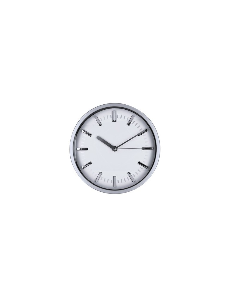 Pendule personnalisée de 30 cm - Houser Couleurs : argenté personnalisable avec votre logo