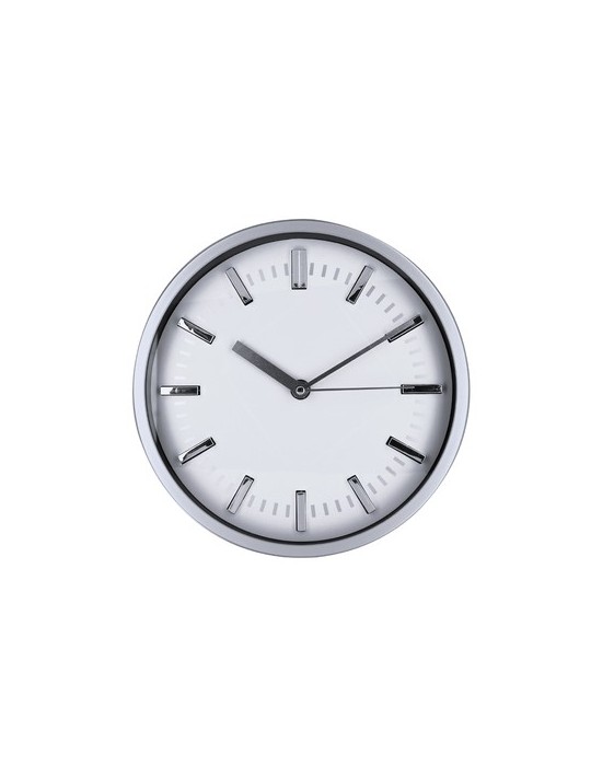 Pendule personnalisée de 30 cm - Houser Couleurs : argenté personnalisable avec votre logo