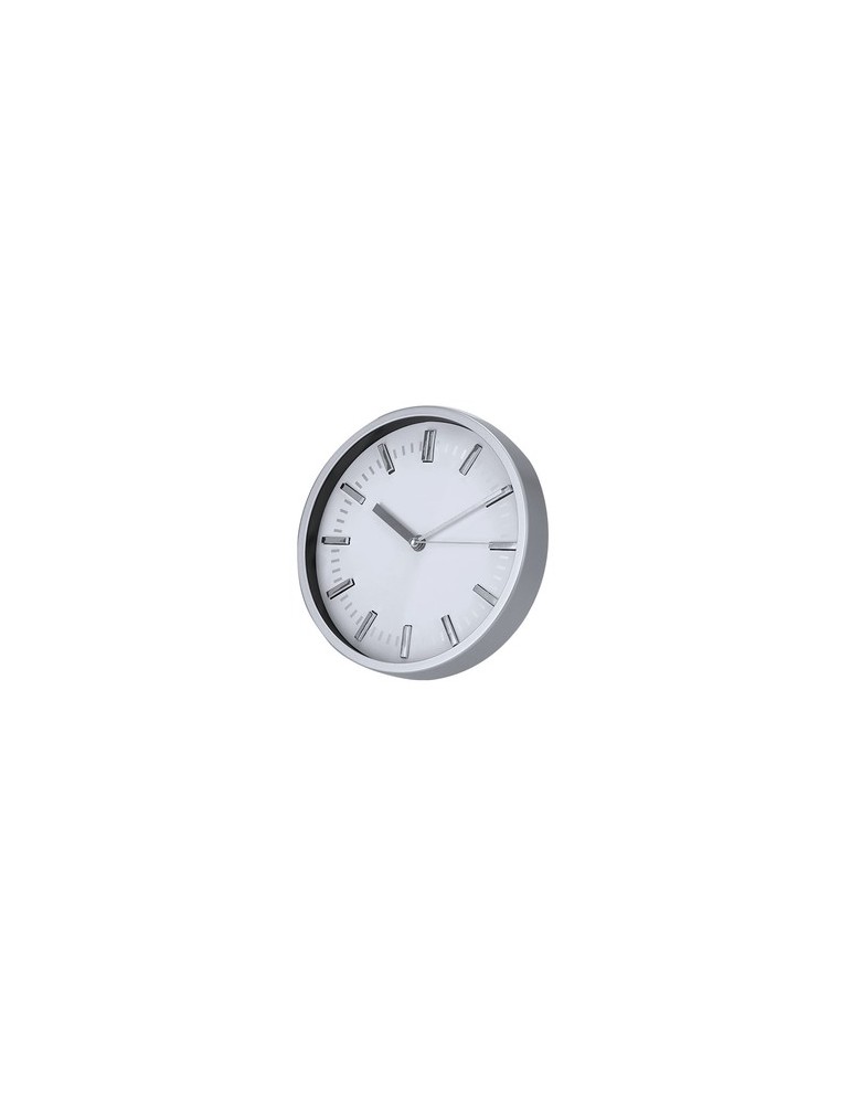Pendule personnalisée de 30 cm - Houser Couleurs : argenté cadeau entreprise pas cher