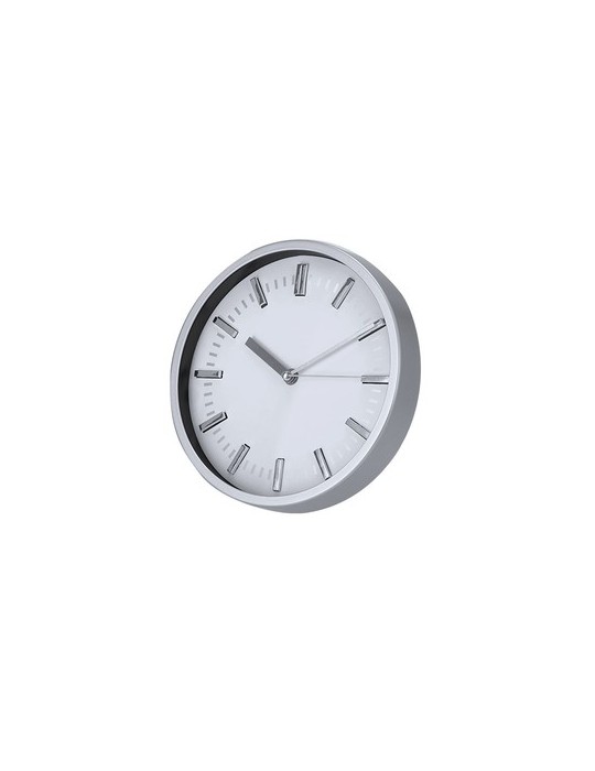Pendule personnalisée de 30 cm - Houser Couleurs : argenté cadeau entreprise pas cher