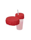 Couvre-Gobelet Pratique Irwing Matières : polyester Couleurs : rouge cadeau collaborateur premium