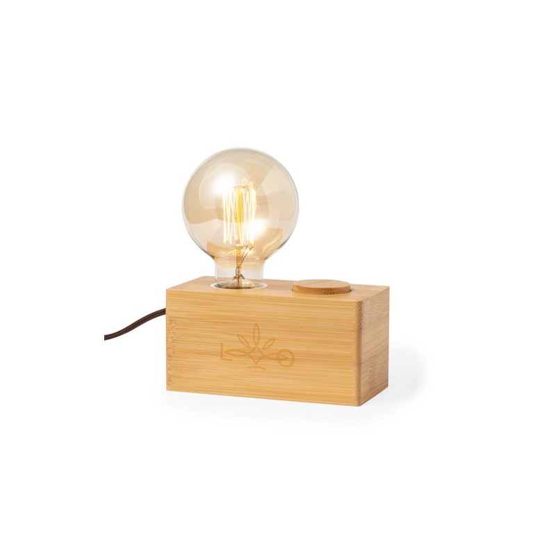 Lampe Vintage Personnalisée en Bambou Sarpal - Ambiance Unique à Prix Abordable Matières : bambou personnalisable avec votre log